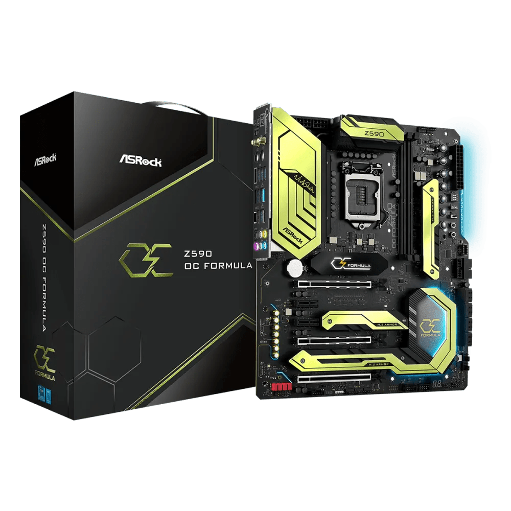 ASRock Z590 OC Formula Intel 500 Series ATX Motherboard | 90 - MXBFS0 - A0UAYZ | - Vektra Computers LLC ASRock Z590 OC Formula Intel 500 Series ATX Motherboard | 90 - MXBFS0 - A0UAYZ | - Vektra Computers LLC